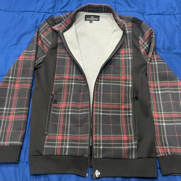 Rich & Rotten Los Angeles Plaid Zip-Up Jacket – Men’s Medium - Picture 3 of 5